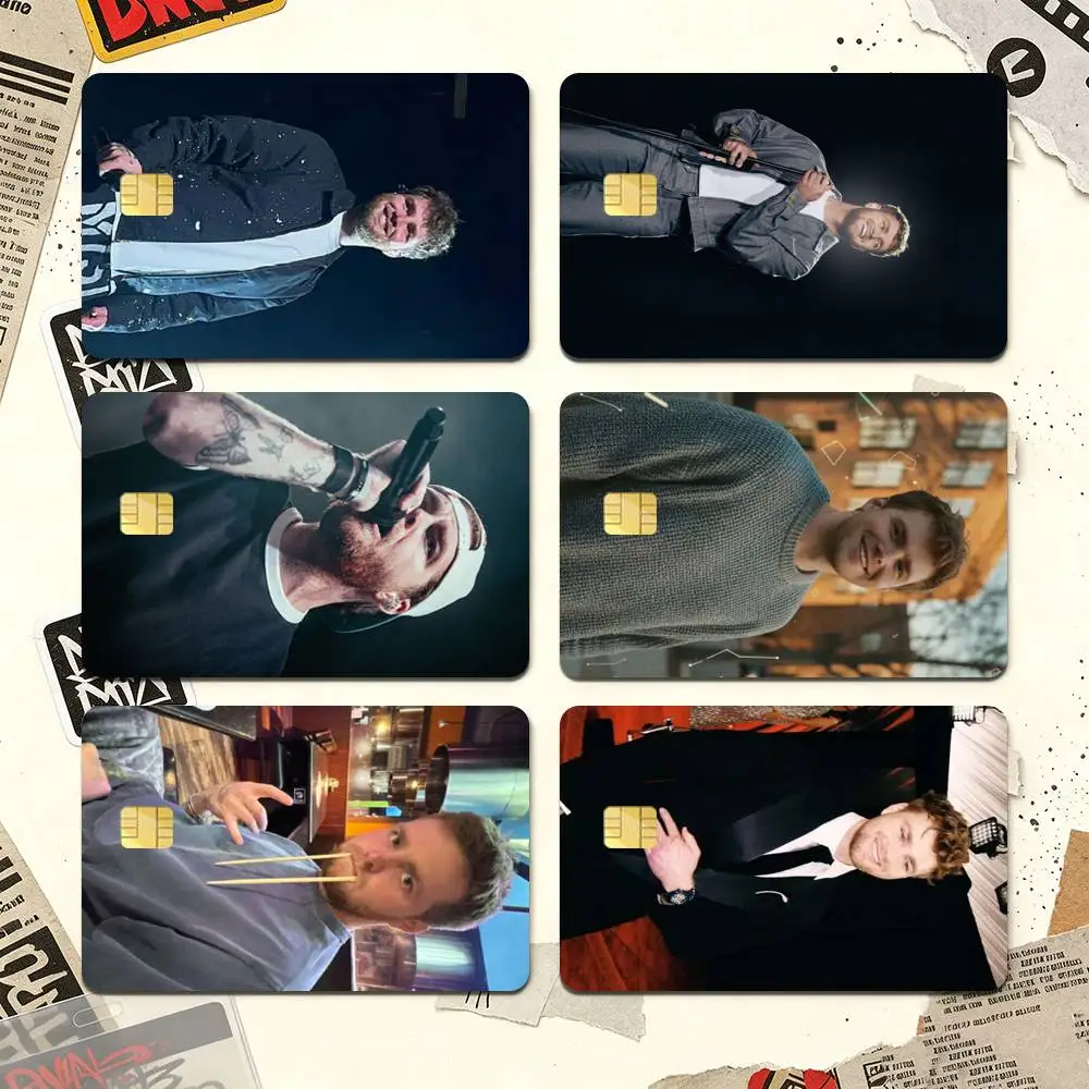 A-Alex W-Warren Credit Card HD Stickers Easy to replace, change card style anytime as you like