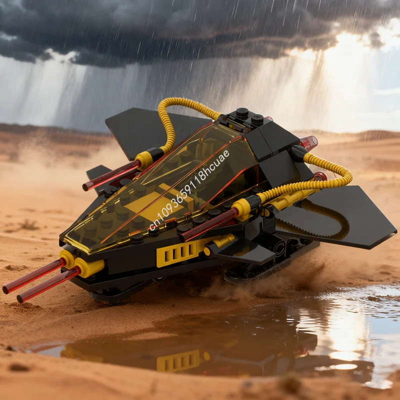 

117 шт. MOC Speed Thief Space Blacktron Ied модель здания рождественские подарки блоки строительство собрать игрушка «сделай сам» творческая идея