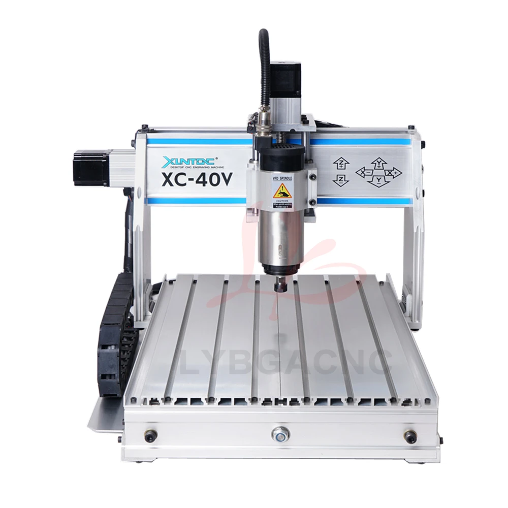 LYCNC MINI CNC Router Engraver XLNTCNC XC-40V Engraving Drilling and Milling Machine USB LYBGACNC XC-40V 220V 800w 3axis