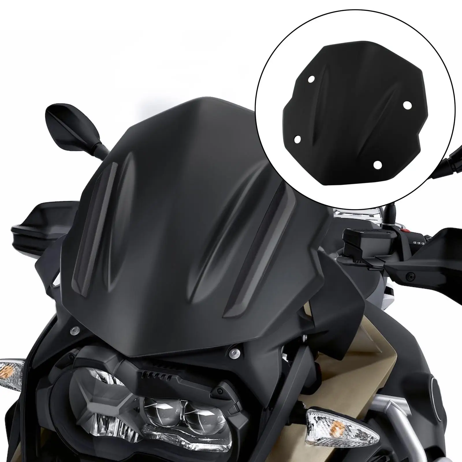 Motorcycle Front Windshield Attractive Wind Deflectors Motorbike Exterior Accessories Parts Decoration Fits for R125018