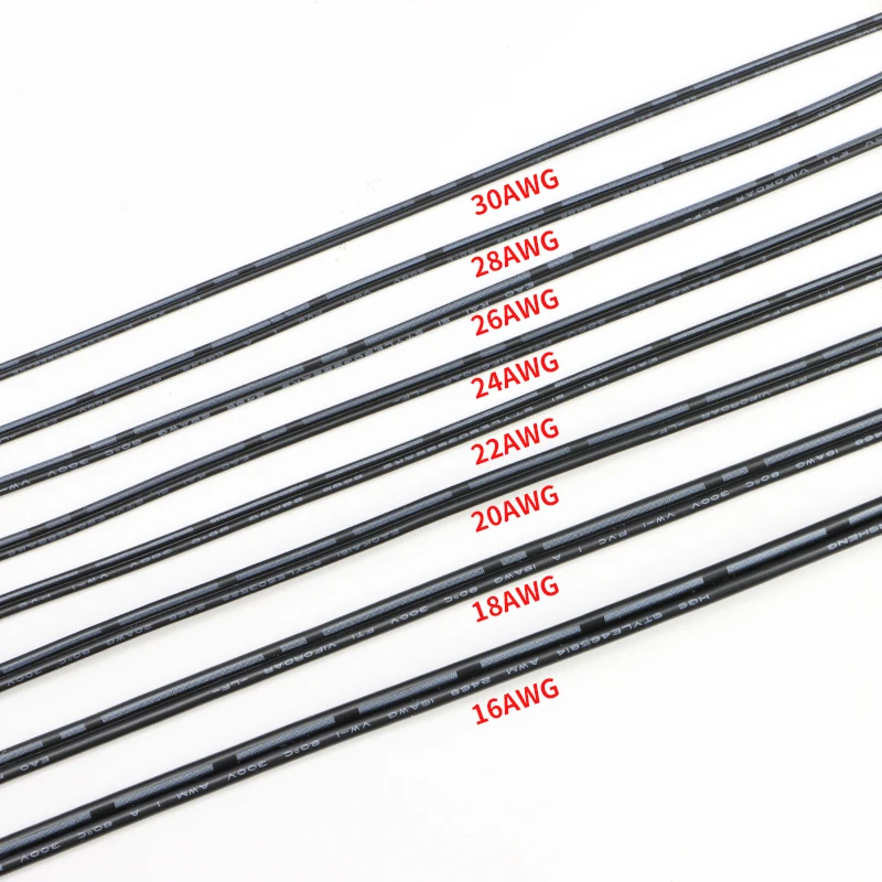 2~50m Electrical Wire UL2468 2 Pins AWG16/18/20/22/24/26/28/30 Gauge PVC Insulated Tinned Copper Extension LED Strip Cable
