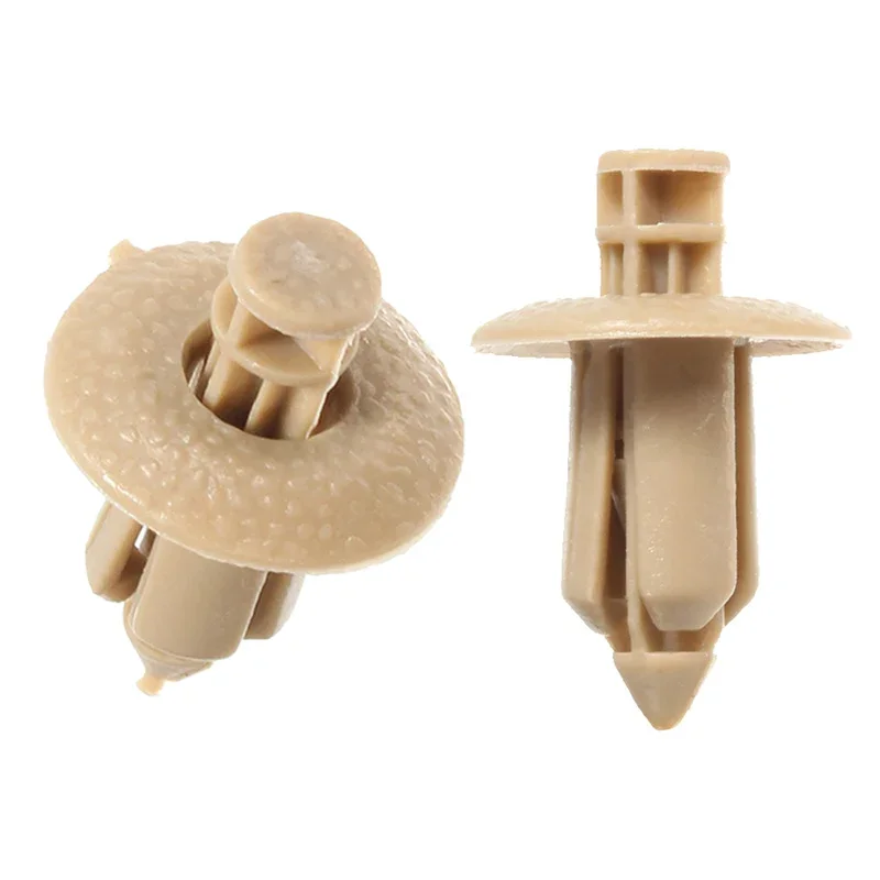 10‑50Pcs 39964090 Beige Door Trim Plastic Retainer Clips For Volvo C70 S60 S80 V70 1997‑2010 Interior Panel Fastener Parts