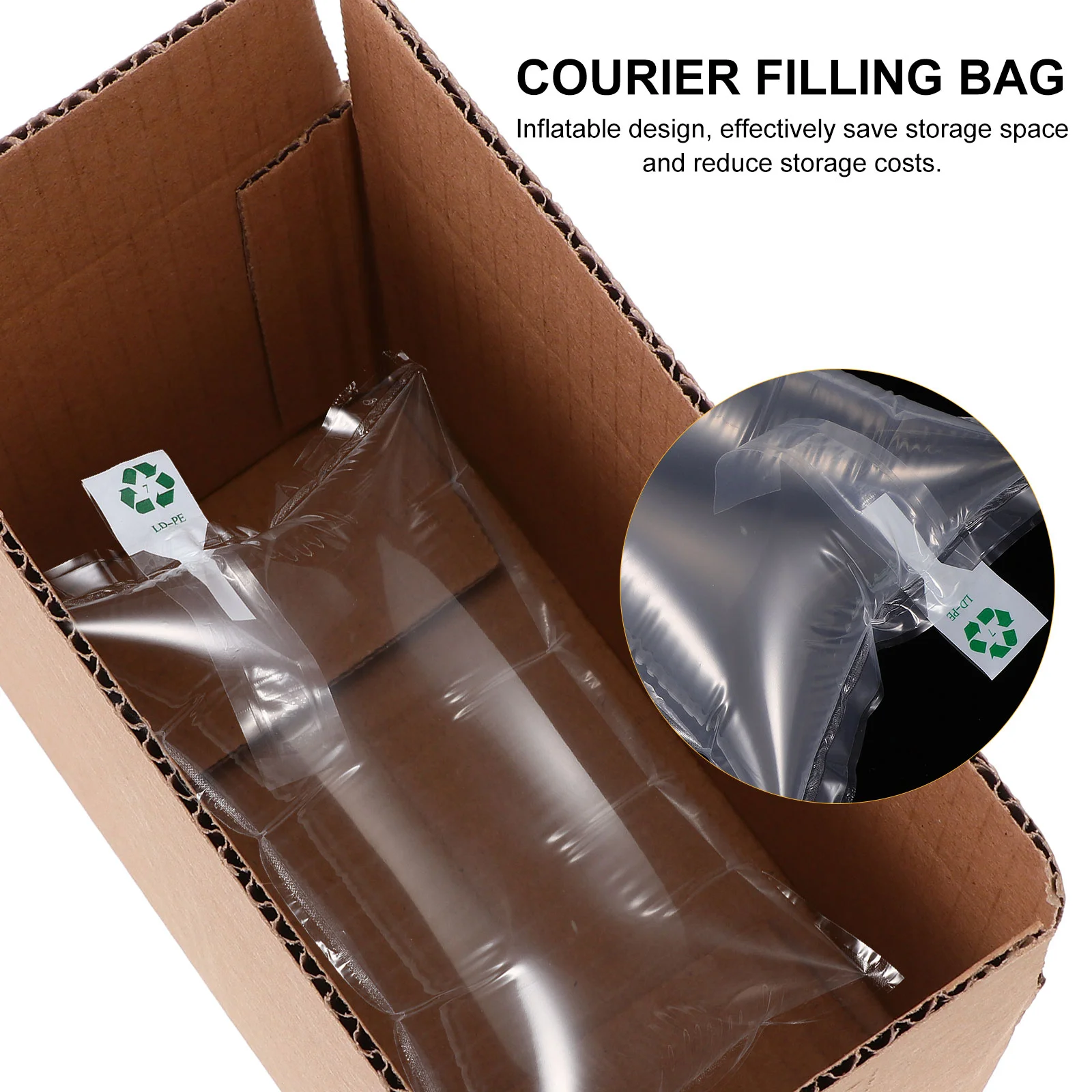 30 PCS Laptop Air Pillow Filling Bag Travel Inflatable Film 30X20X01cm 7-layer Express Delivery Cushion