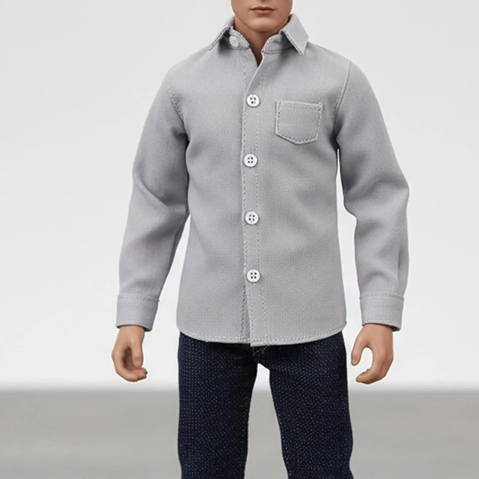

1:6 Scale Action Figure Clothes Men's Shirt Fashion, Trendy, Casual Doll Clothes, Miniature Clothing Dress up for 12 inch Male