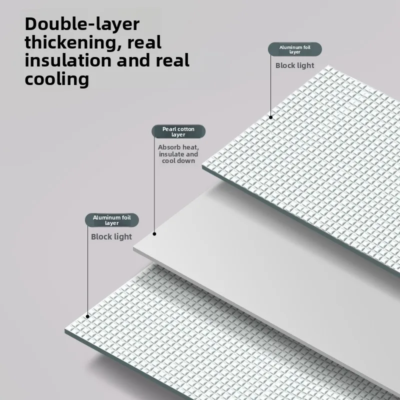 Household magnetic sunshade sun room glass sunshade baffle artifact