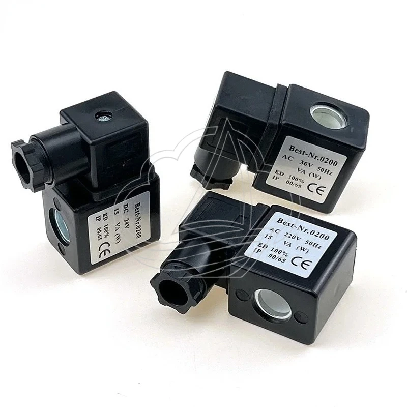 

Solenoid Valve Coil High-Quality Solenoid Valve Copper Coil 12vdc 24vdc Ac24v 36v 110v 220v 380v Inner Diameter 13mm Height 41m