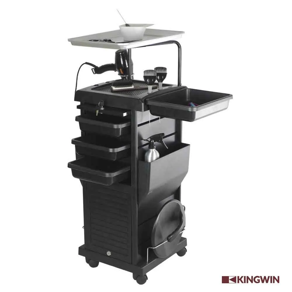 Customized Multifunctional Plastic Salon Trolley Mobile Equipment Cart Beauty Salon Trolley