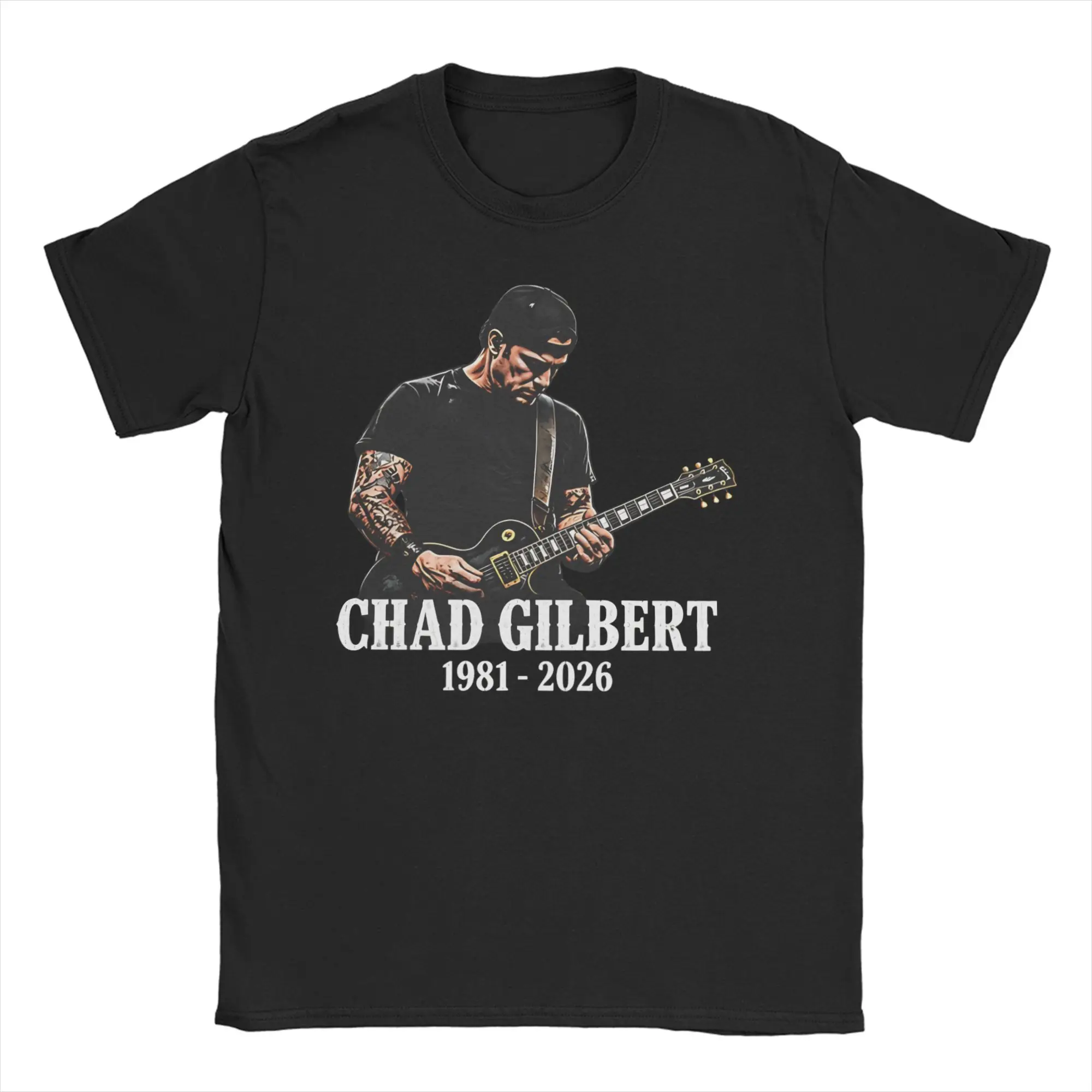 Men Women's T-Shirt Rip Chad Gilbert Guitarist Funny Cotton Tee Shirt Short Sleeve  T Shirts Round Neck Clothes Gift Idea
