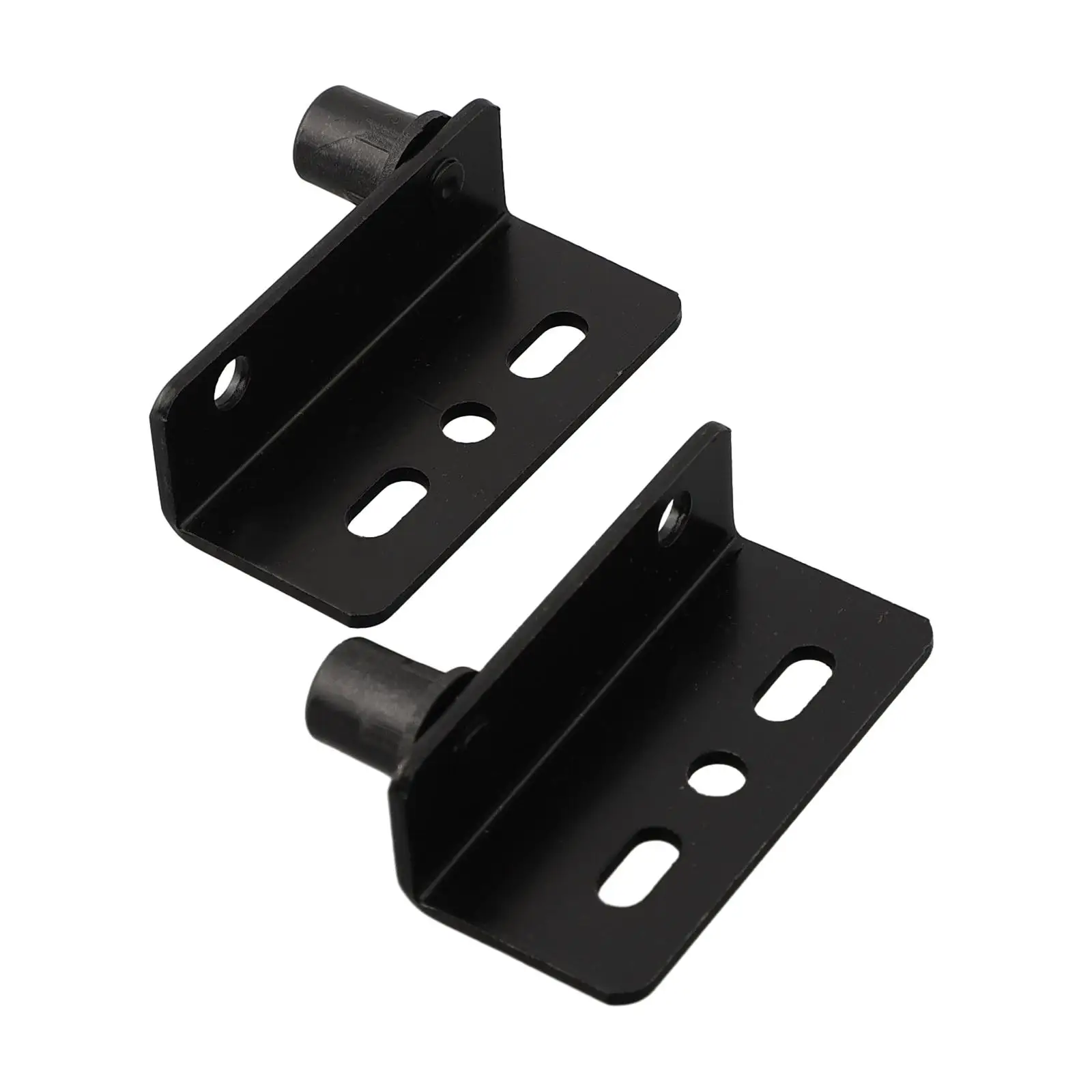 2*Pivot Hinges Black Heavy Duty Concealed Shaft Door Hinges With Bushing For -Wood -=DoorsDrawers-==-Cabinet Wardrobe