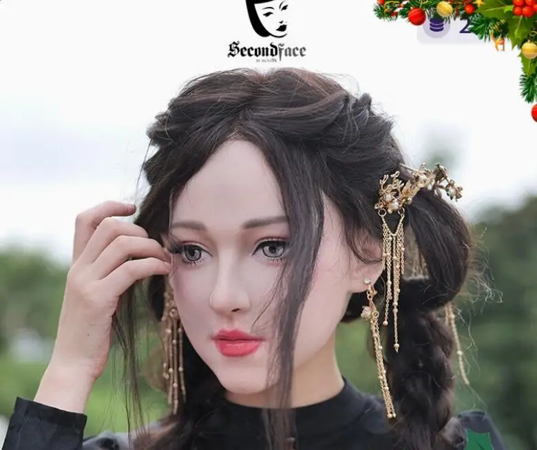 

(Invidia) Силиконовая маска кигуруми на всю голову для трансвеститов, маска кигуруми для мужчин и женщин с накладными глазами, трансгендером, Drag Queen