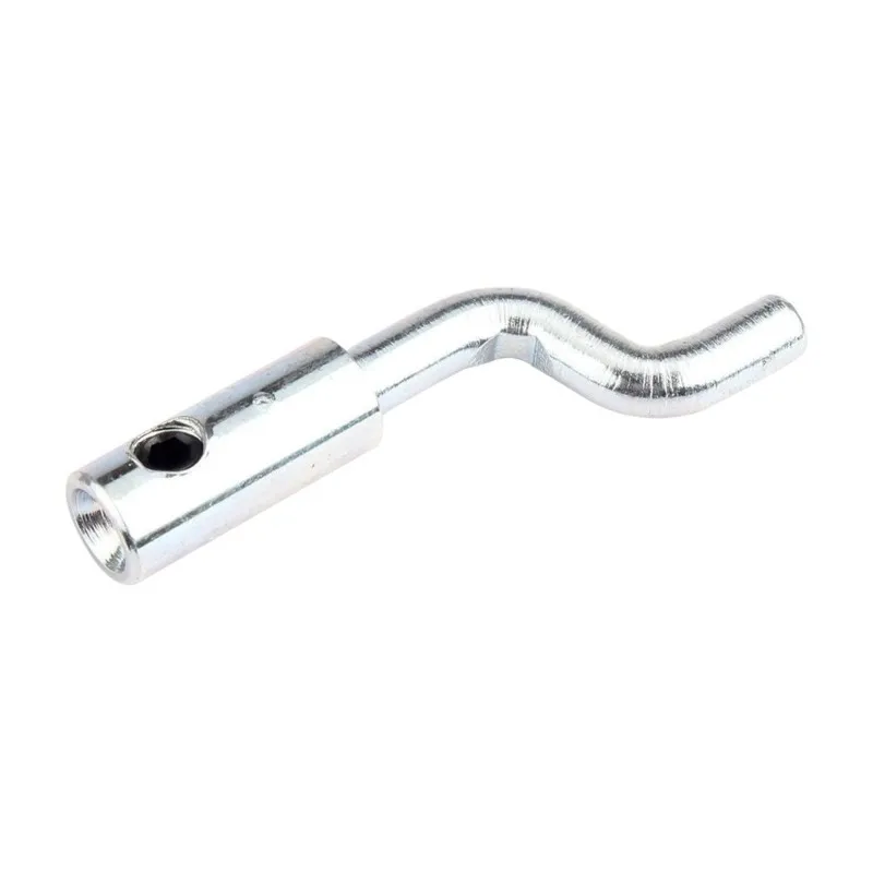 DT16 Z-Bend Brake Cable Ends Throttle Stop Adjuster Fitting Dog Leg for Lawn Mower Mini Bike Go Kart, Metal