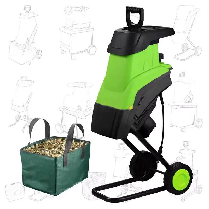 2600W High Efficiency Professional Eco-Friendly Garden Tree Branch Shredder For Sale