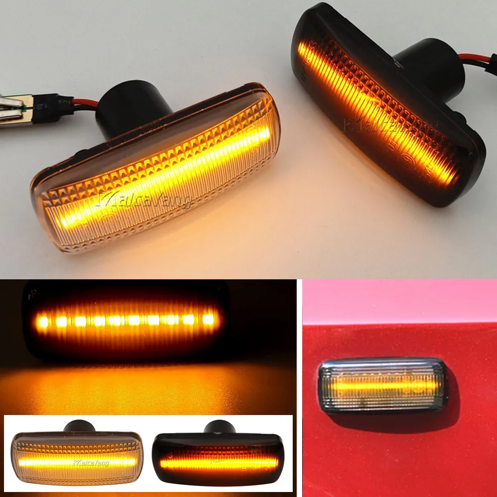 Led Dynamic Side Marker Turn Signal Indicator Flowing Flash Repeater Light For Jeep Commander Patriot Compass Grand Cherokee