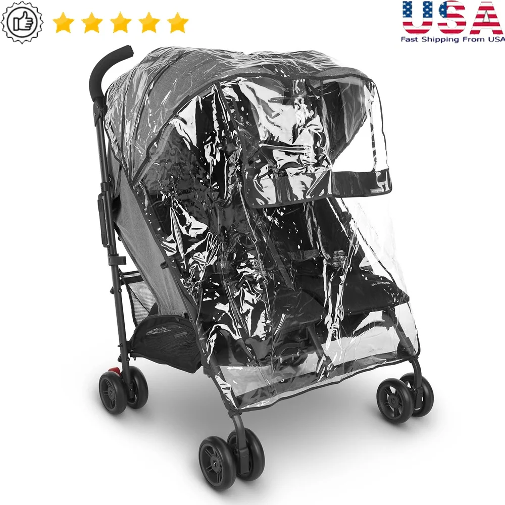 

G-Link G-Link V2 Rain Shield Waterproof Windproof Stroller Cover Quick Access Ventilated Design Durable PVC Protection