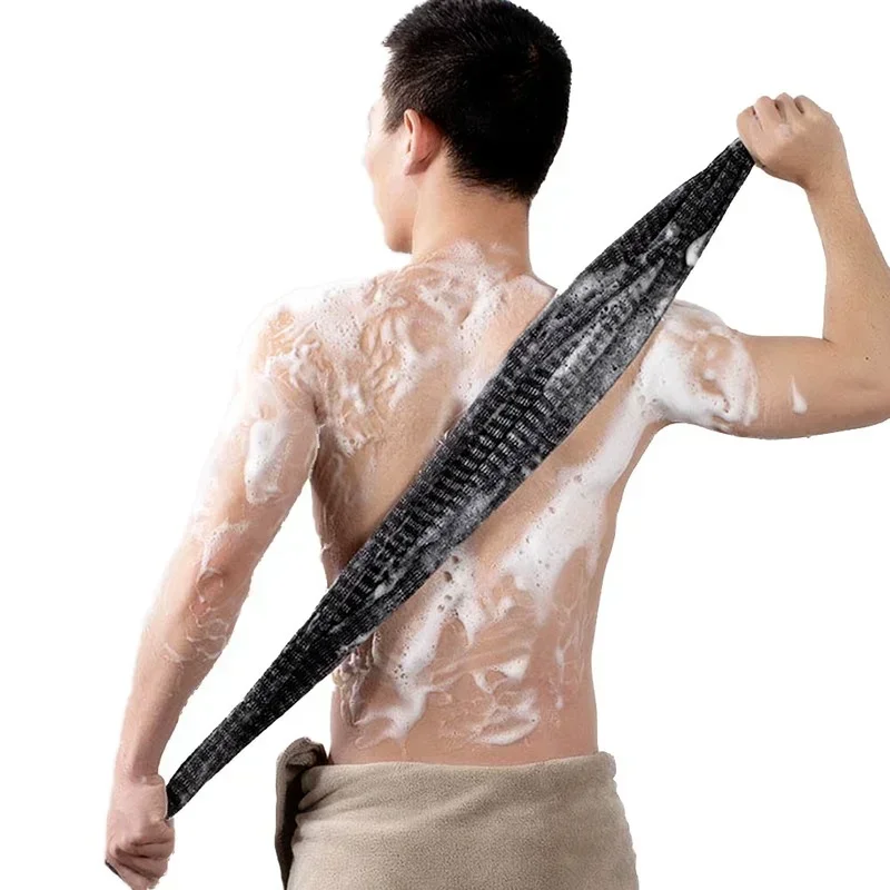 اليابانية فرك منشفة حمام النايلون منشفة فرشاة للمناشف الخلفية التقشير فرك دش الإسفنج الجسم اكسسوارات الحمام #5