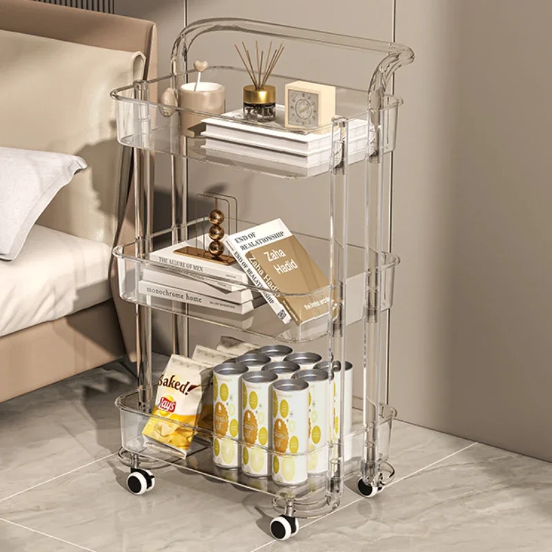 

Furniture Business Wooden Trolley Cart Machine Rotating Rolling Storage Bar Cosmetic Helper Wheels Tray Mobilier Coiffure