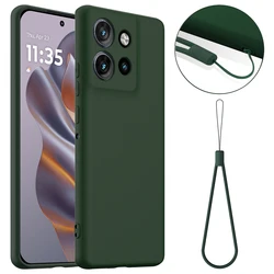 For MOTO Edge50Neo Case Liquid Silicone Magsafe Magnetic Wireless Charging Cover for Motorola G75 Edge 40 Pro 50 Fusion Ultra