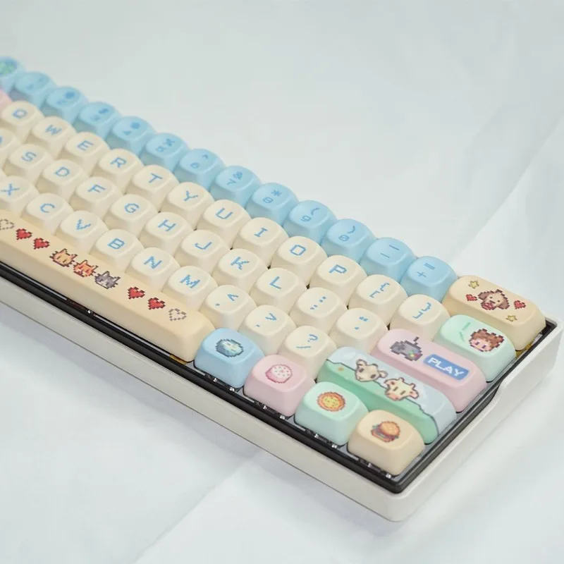 Mifuny Star Dew Valley Story Keycap Pixel PBT Симпатичная механическая клавиатура на заказ ТермосублимацияDIY Cherry Profile Боковая резьба