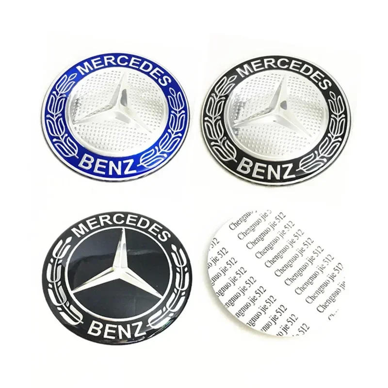 

4pcs/lot 56mm 65mm 75mm Car Wheel Center Hub Emblem Sticker For Mercedes Benz W203 W204 W205 W213 W210 W211 W212 W176 W166 W221