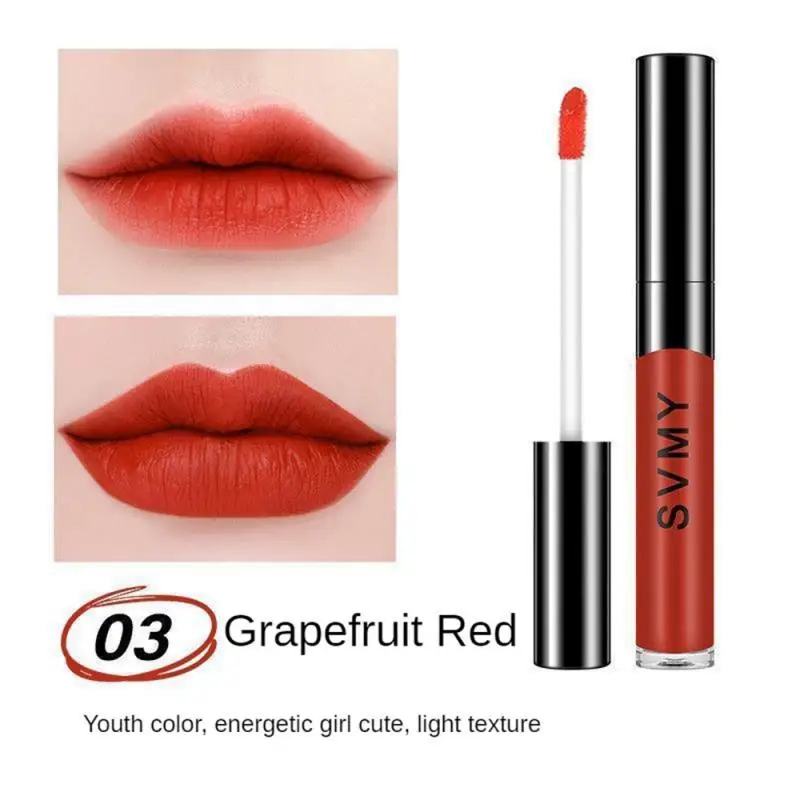 Velvet Matte Lip Mud Lipstick Set, impermeável, duradouro, Lip Gloss, maquiagem cosméticos para mulheres, 3pcs