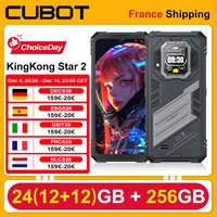 Cubot KingKong Star 2, 24GB (12+12)+256GB, 5G Ultra-Slim Rugged Smartphone, 4nm MTK D8200 ,6.72-inch 144Hz Large Display