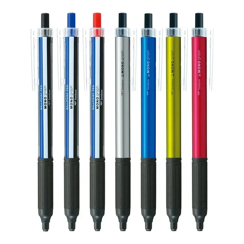 New Japanese TOMBOW Oil Ballpoint Gel Pen Dragonfly Mono Gragh Life Low Viscosity 0.5 Smooth Red Blue Black 0.38mm Signature Pen