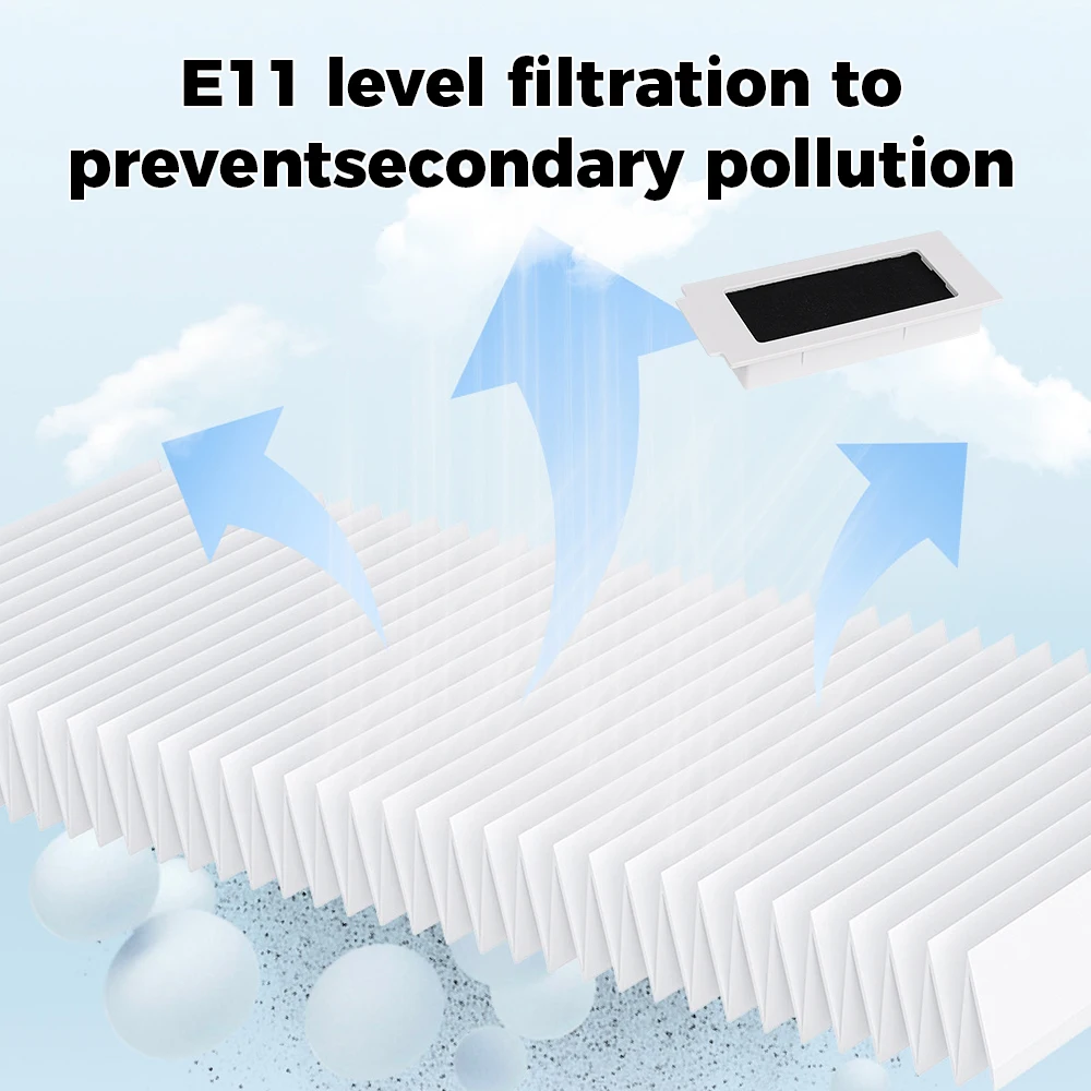 HEPA Filter Spare Parts for ECOVACS T30 PRO OMNI/T30S/T30 Max/T30/T30S PRO/T30 PRO/T30 Omni/T30S Combo Robot Vacuum Accessories view 5