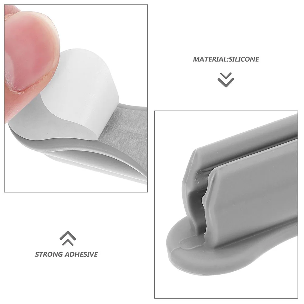 3 قطعة حامل قلم رصاص لاصق مطور لمكتب الحائط مشبك قلم قابل للتركيب منظم تخزين سطح المكتب للمدرسة والمكتب المنزلي