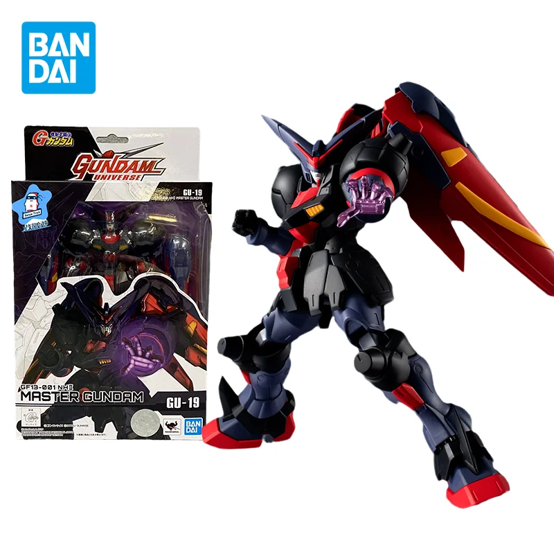 

Bandai Original GUNDAM Anime Figure UNIVERSE GF13-001 NH2 MASTER GUNDAM GU-19 Action Figure Toys for Kid Gift Collectible Model