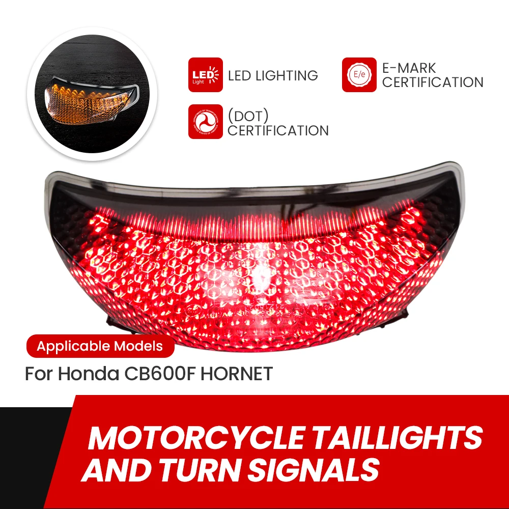 

High Quality Motorcycle Modified Accessories Indicator Lamp LED Taillight For HONDA CB600F HORNET 2006 2007 2008 2009 2010