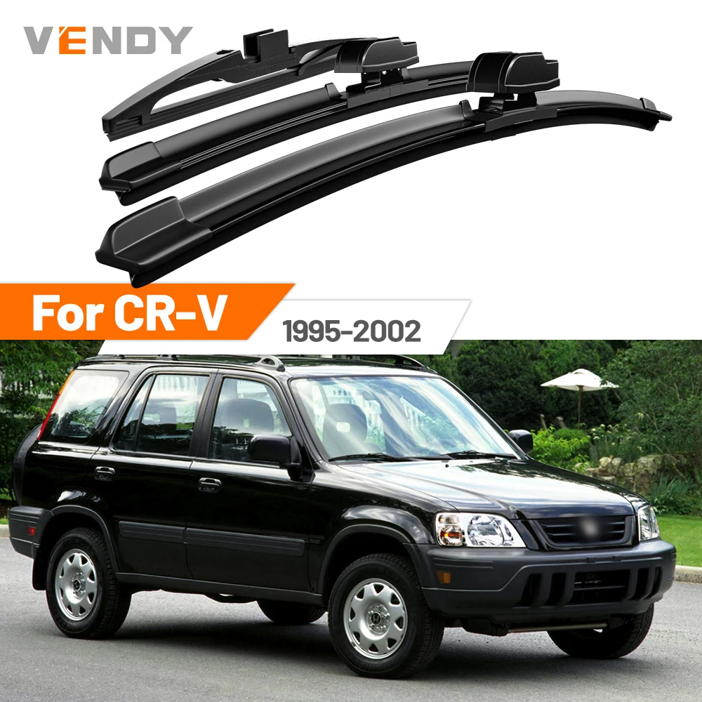 Für Honda CR-V 1995-2002 1998 1999 2000 2001 Vordere & Hintere Scheibenwischerblätter Windschutzscheibenwischer-Set Zubehör