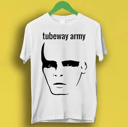 Tubeway Army Punk Rock Retro Cool Gift Tee T Shirt P1334 mens designer clothes new in tops & tees Short Sleeve Round Collar 2024