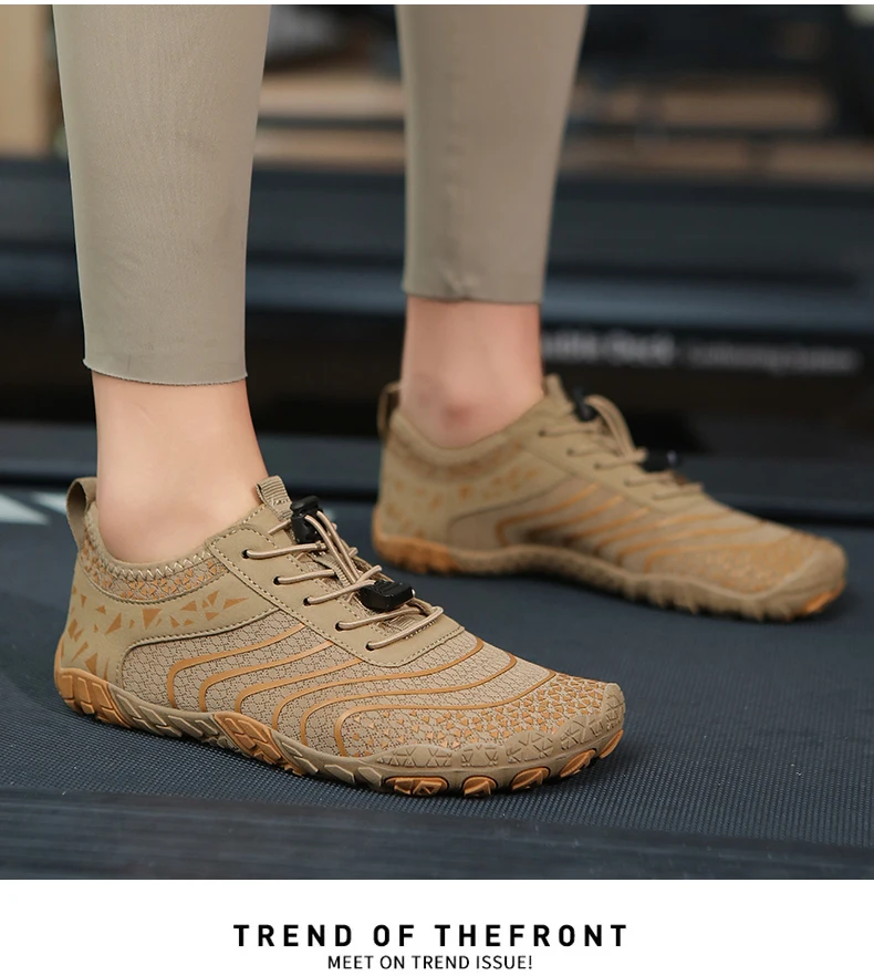 Summer Wide-Head Wading Shoes Men Barefoot Upstream Sketch Shoes Fitness Cycling Yoga Casual Sandals Women Water Sports Shoes