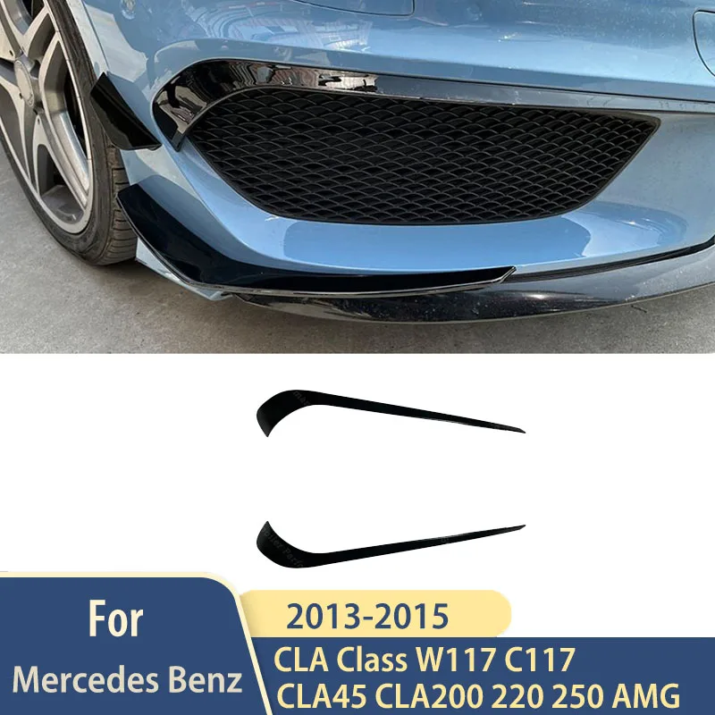 

Аксессуары для вентиляционных отверстий переднего бампера для Mercedes Benz CLA Class W117 C117 CLA45 CLA200 220 250 AMG 2013-2015, детали крышки розетки