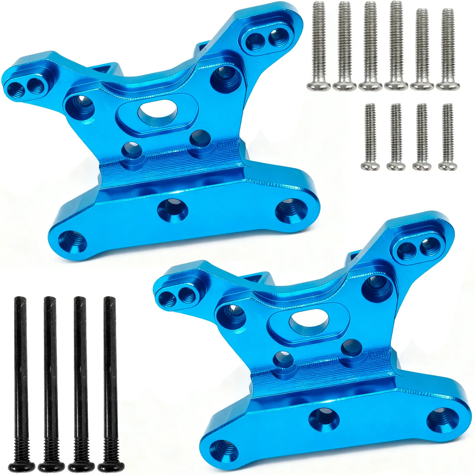 Front Rear Suspension Brackets for SCY1/16 JJRC 16101 16102 16103 16101PRO 16102PRO 16103PRO RC Car Metal Upgrade OP Parts
