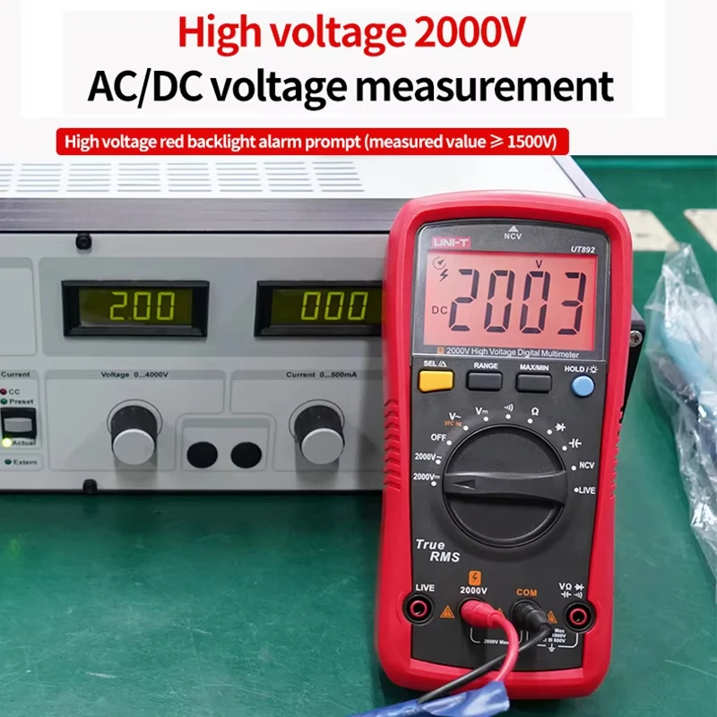 UNI-T متعدد رقمي UT89XD UT89X UT890C UT890D + UT123 UT123D UT105 + المهنية المتعدد الكهربائية تستر متعدد متر