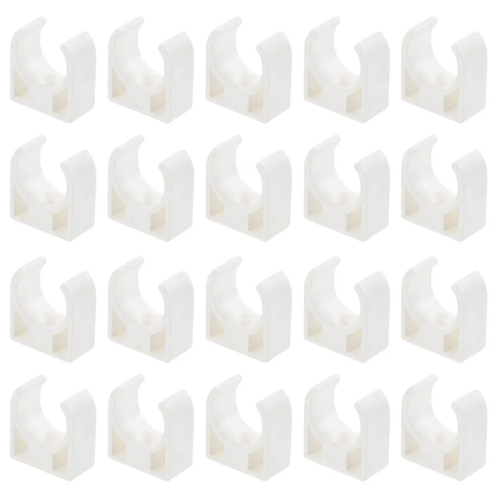 

20pcs Motor Clip Electric Brackets Small Plastic Holder Mounting Clamps For R280 F260 Motor Base Tube Fittings