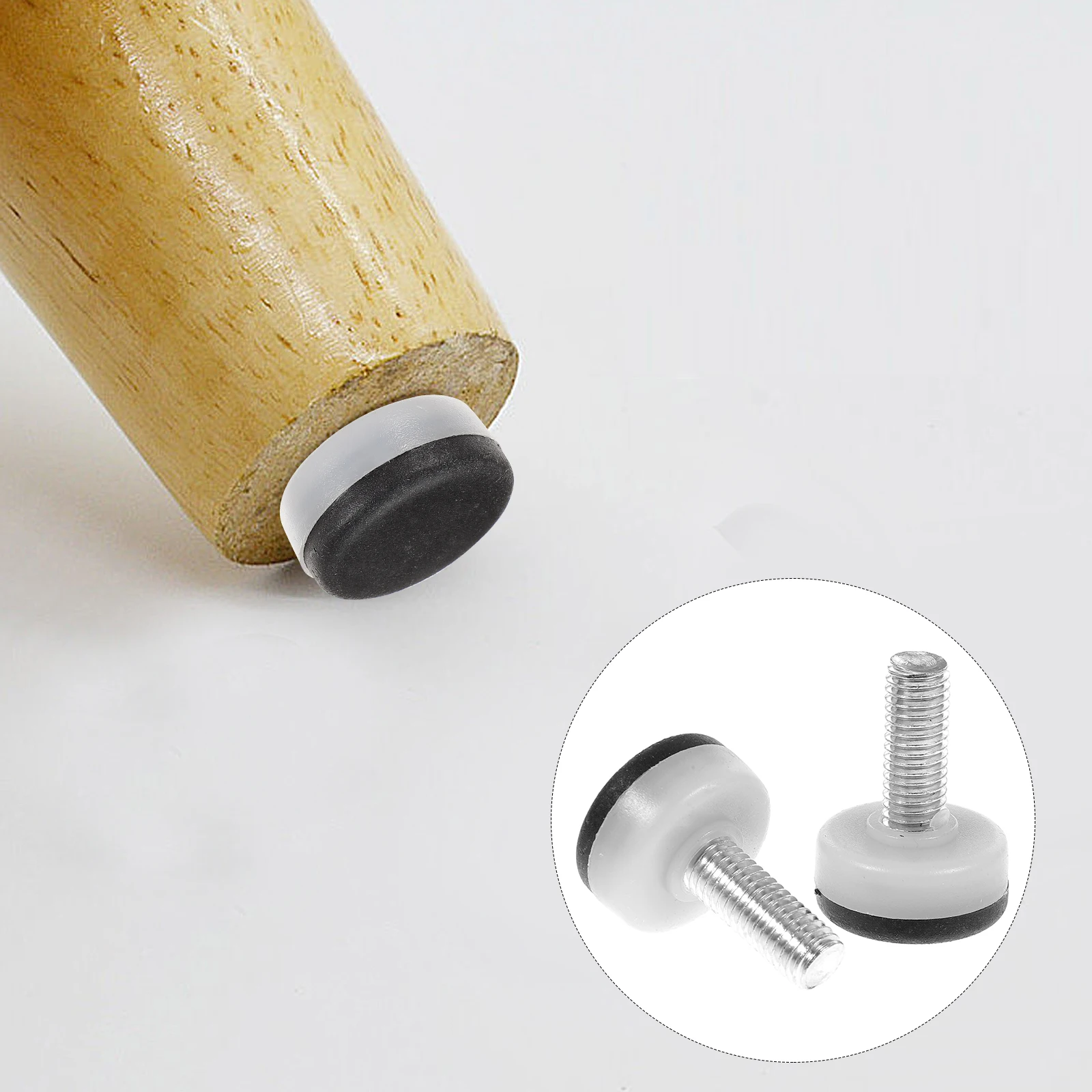 

30pcs Furniture Levelers Table Chair Feet Adjustable Height Leg Leveling Extenders Heavy Duty Support Anti Noise