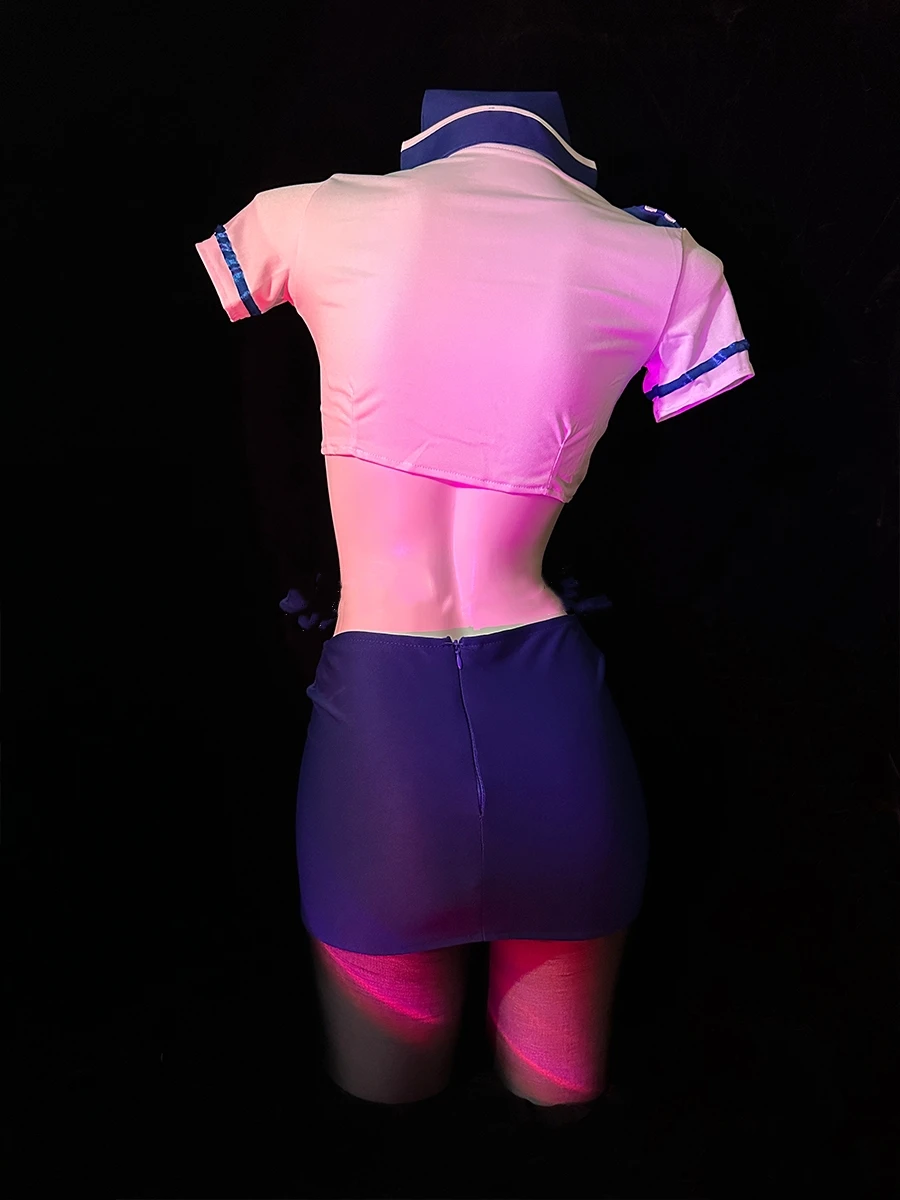 ชุดชั้นในเซ็กซี่สำหรับผู้หญิง4ชิ้นสำหรับใส่ในเที่ยวบินไปคลับชุดสำหรับใส่เล่นบทโป๊สุดสยิวขนาดพลัสไซส์