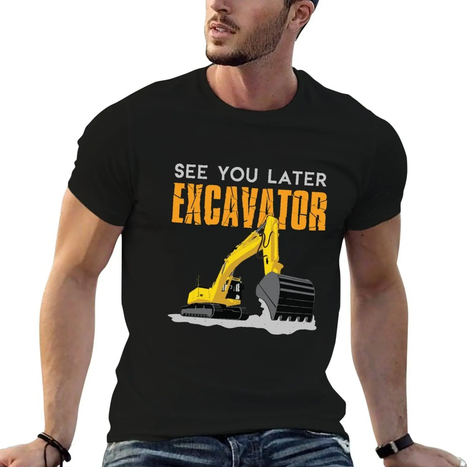 See You Later Excavator Toddler Boy Kids T-Shirt cheap stuff sweat mens tall t shirts