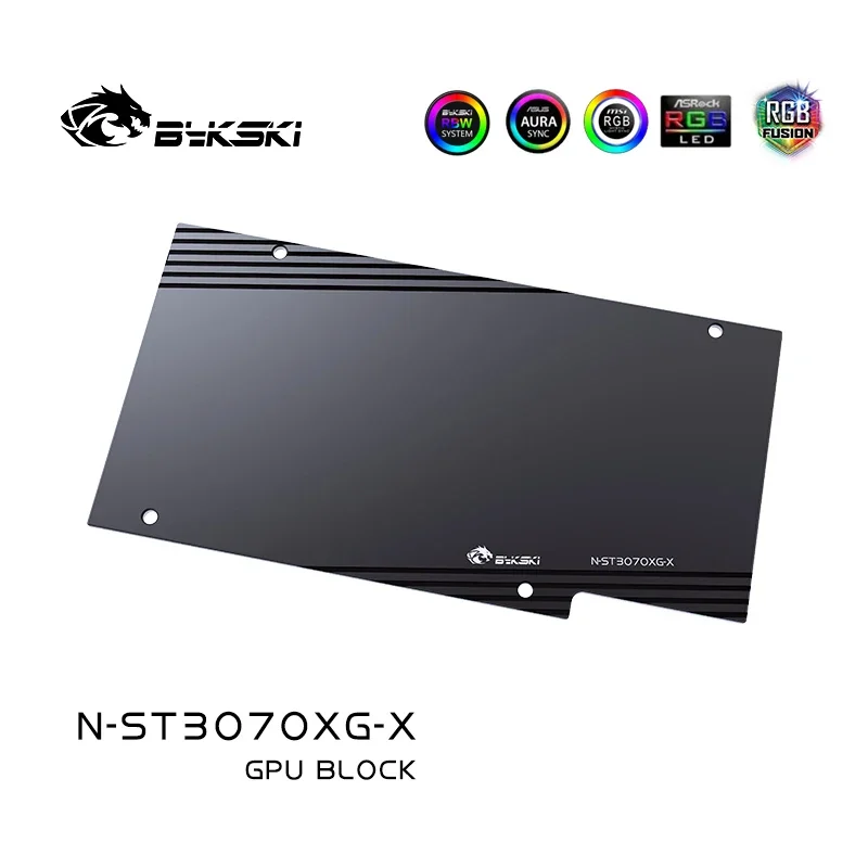 Bykski N-ST3070XG-X Water Block Use for Zotac RTX3070X GAMING OC 8G/Twin Edge OC  GPU Card / Full Cover Copper Radiator Block