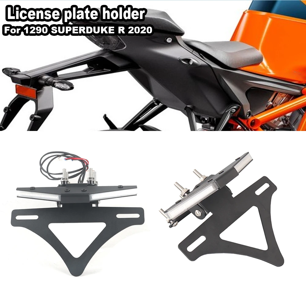 

NEW For 1290 Super duke R 2020-2025 Motorcycle Rear Short Tail Stock Tidy License Plate Holder Tailstock Bracket Kit