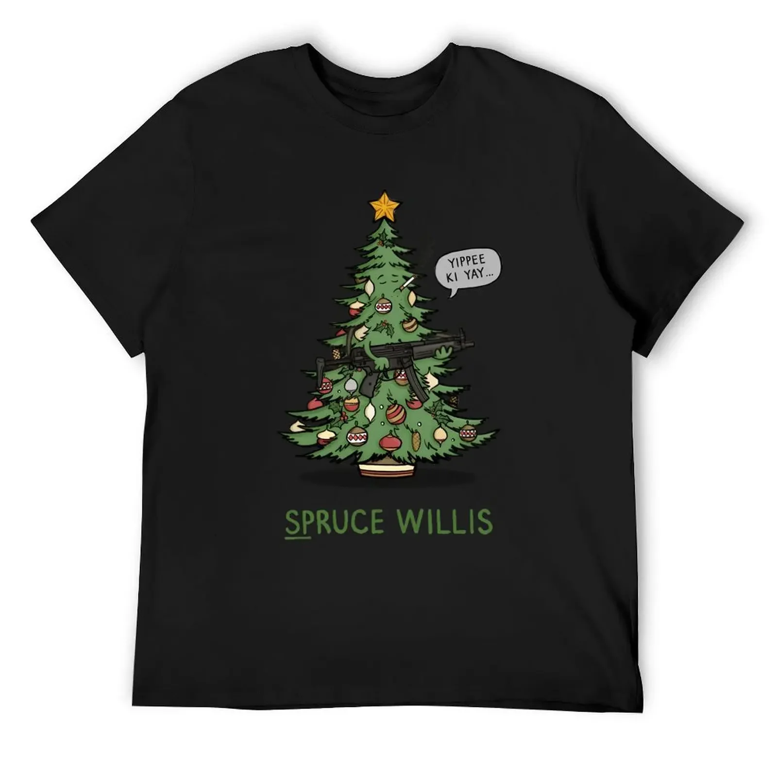 

Spruce Willis \t \t\t T-Shirt summer 2025 summer clothes summer top customs design your own T-shirts for men cotton