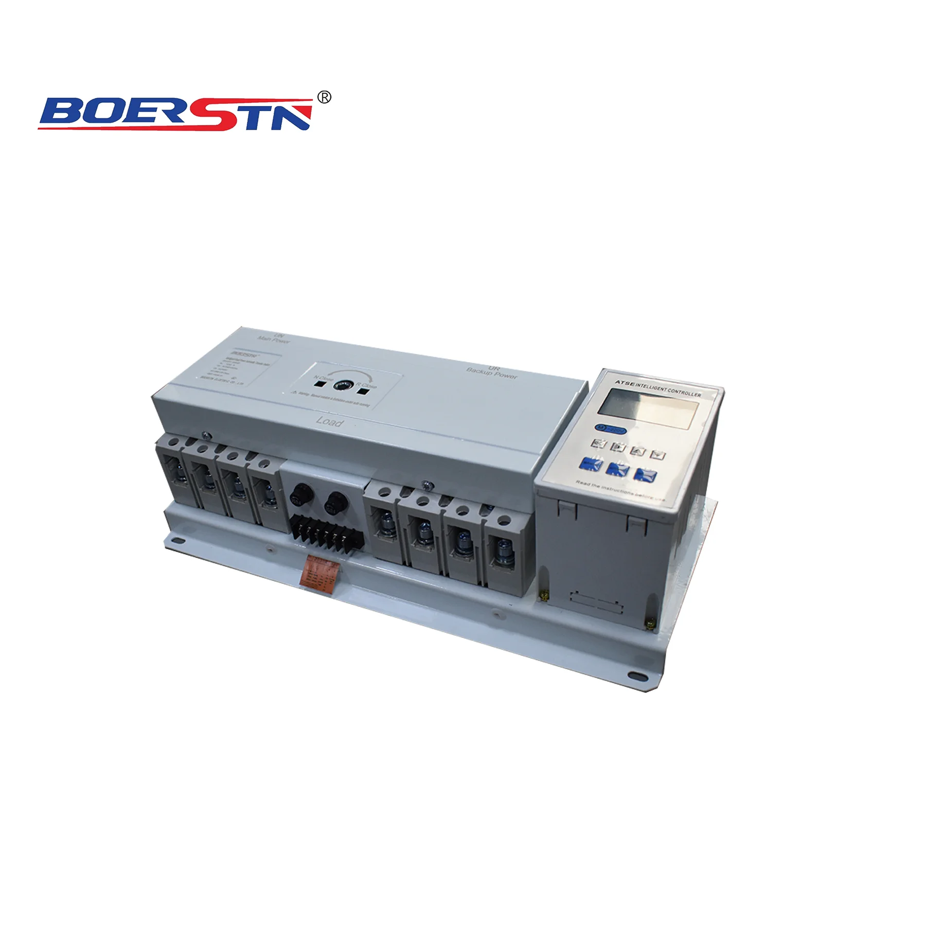 ATS Automatic Transfer Switch Intelligent Dual Power Supply Change-over Switch Copper AC 100A 225A Generator CB Class Metal