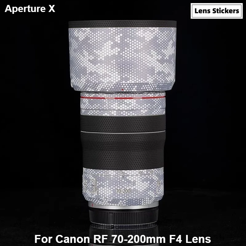 

For Canon RF 70-200mm F4 Lens Sticker Anti-Scratch Coat Wrap Protective Film Body Protector Decal Skin RF70200mm RF70200 F4L