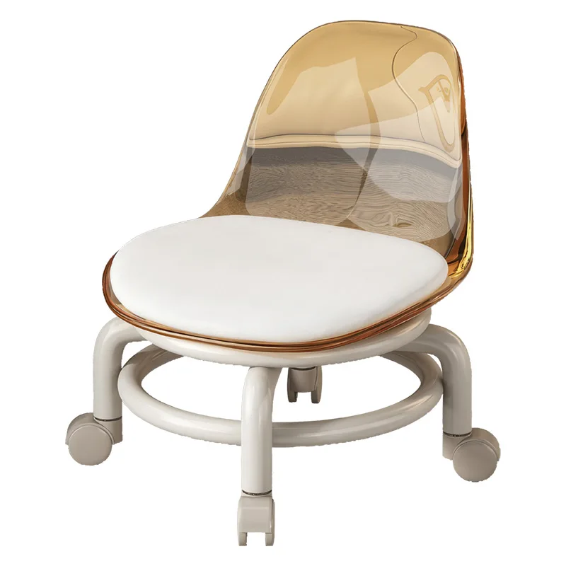 

Movable universal wheel low stool, sedentary and not tired small stool