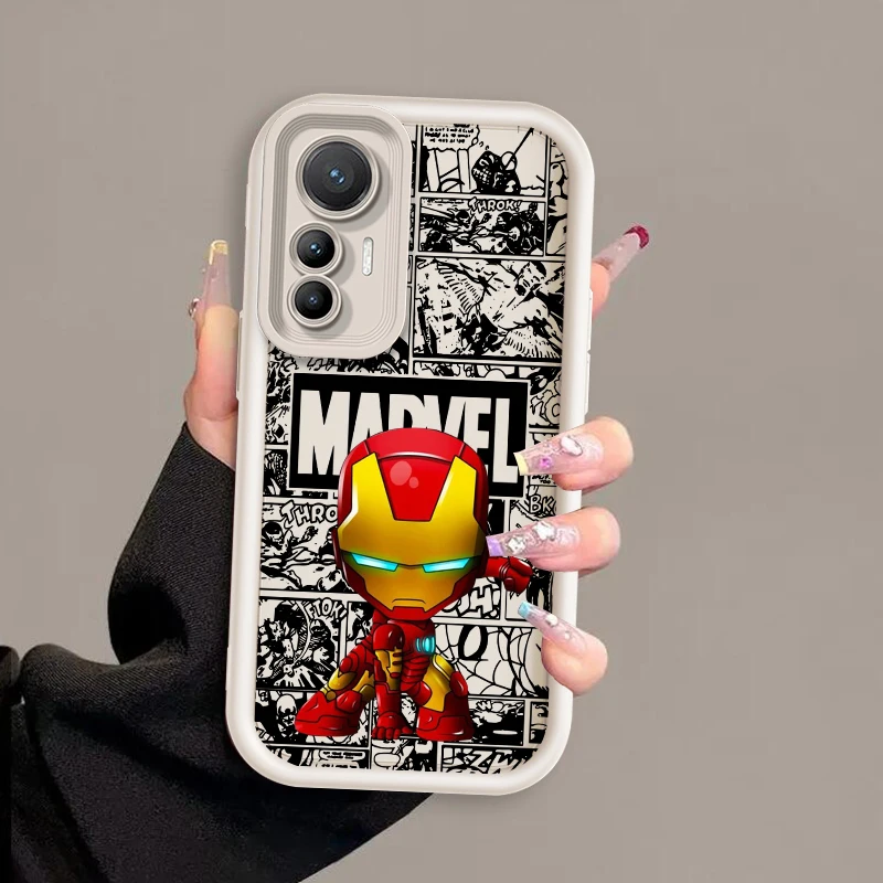 SpiderMan Deadpool Heroic Anime Eye Ladder For Xiaomi MI 14 12T 11 Lite Poco M3 X5 X4 F5 F4 F3 F2 GT Pro 5G Funda Phone Case