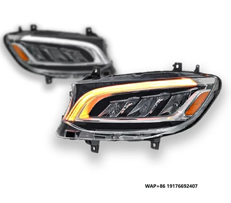 

Автомобильный Стайлинг, фара для Benz Sprinter, светодиодный объектив проектора W907, фары с динамическим сигналом Drl, автомобильные аксессуары