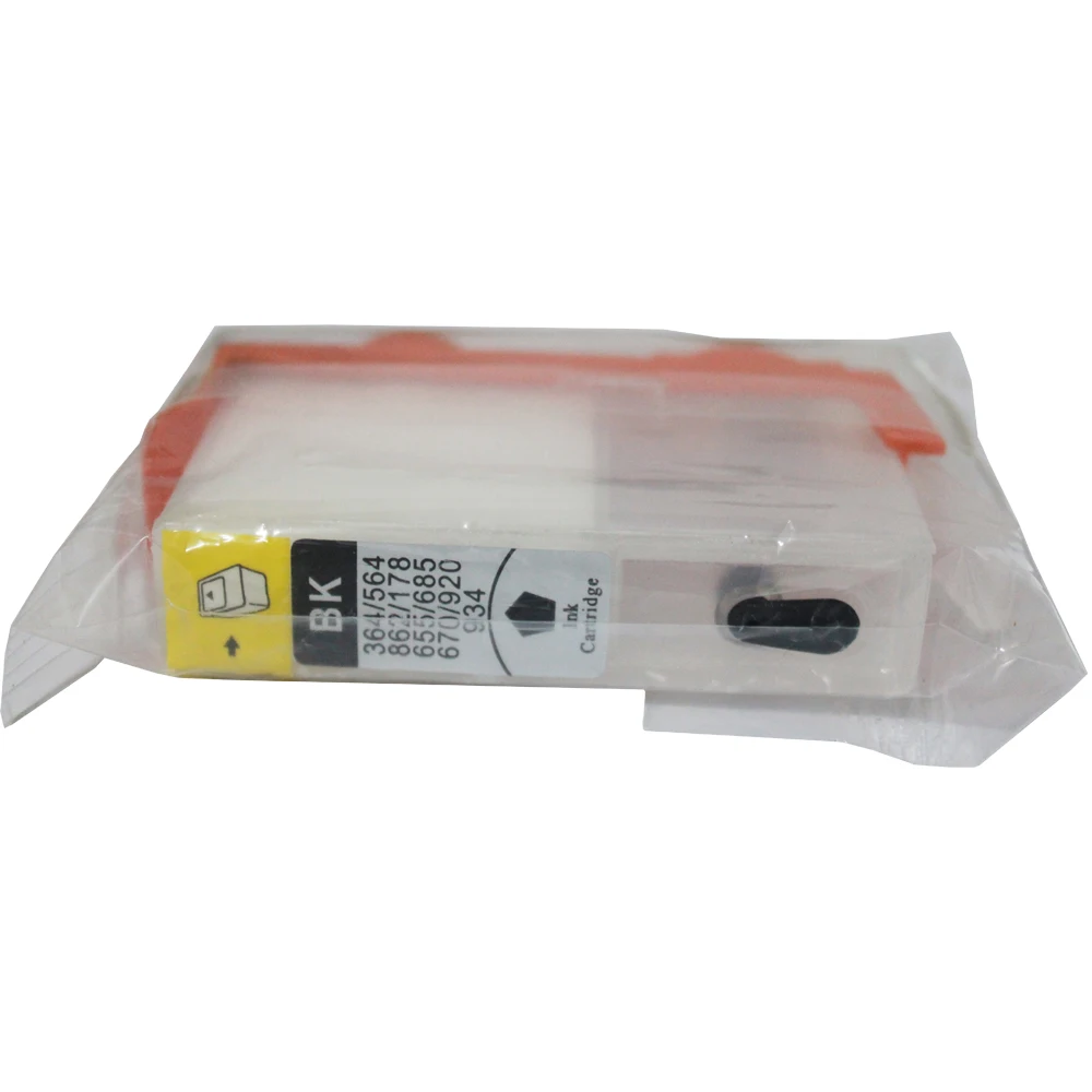 Compatible hp 364 refillable Ink cartridges + 400ml Dye inks for HP Photosmart 5510 5520 6510 6520 7510 7520 e-All-in-One