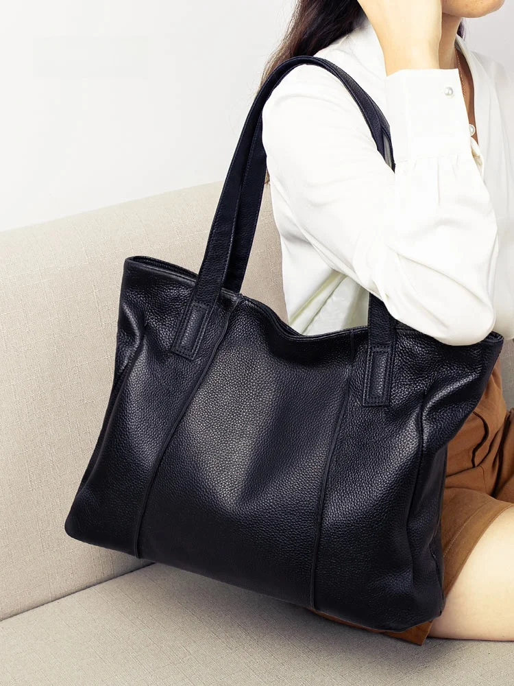 

Аутентичная кожаная большая сумка, женская мягкая кожаная сумка на одно плечо, модная дорожная сумка Faion Briti Sle